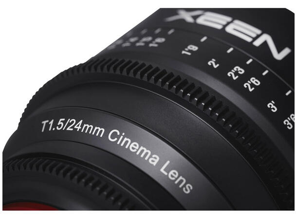 Samyang Xeen 24mm T1.5 Cine Vidvinkel videoobjektiv